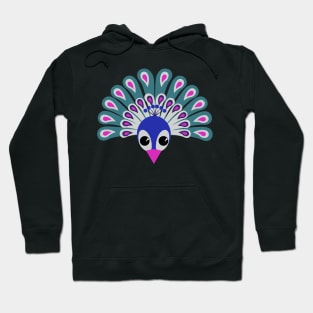 Peacock Kawaii Hoodie